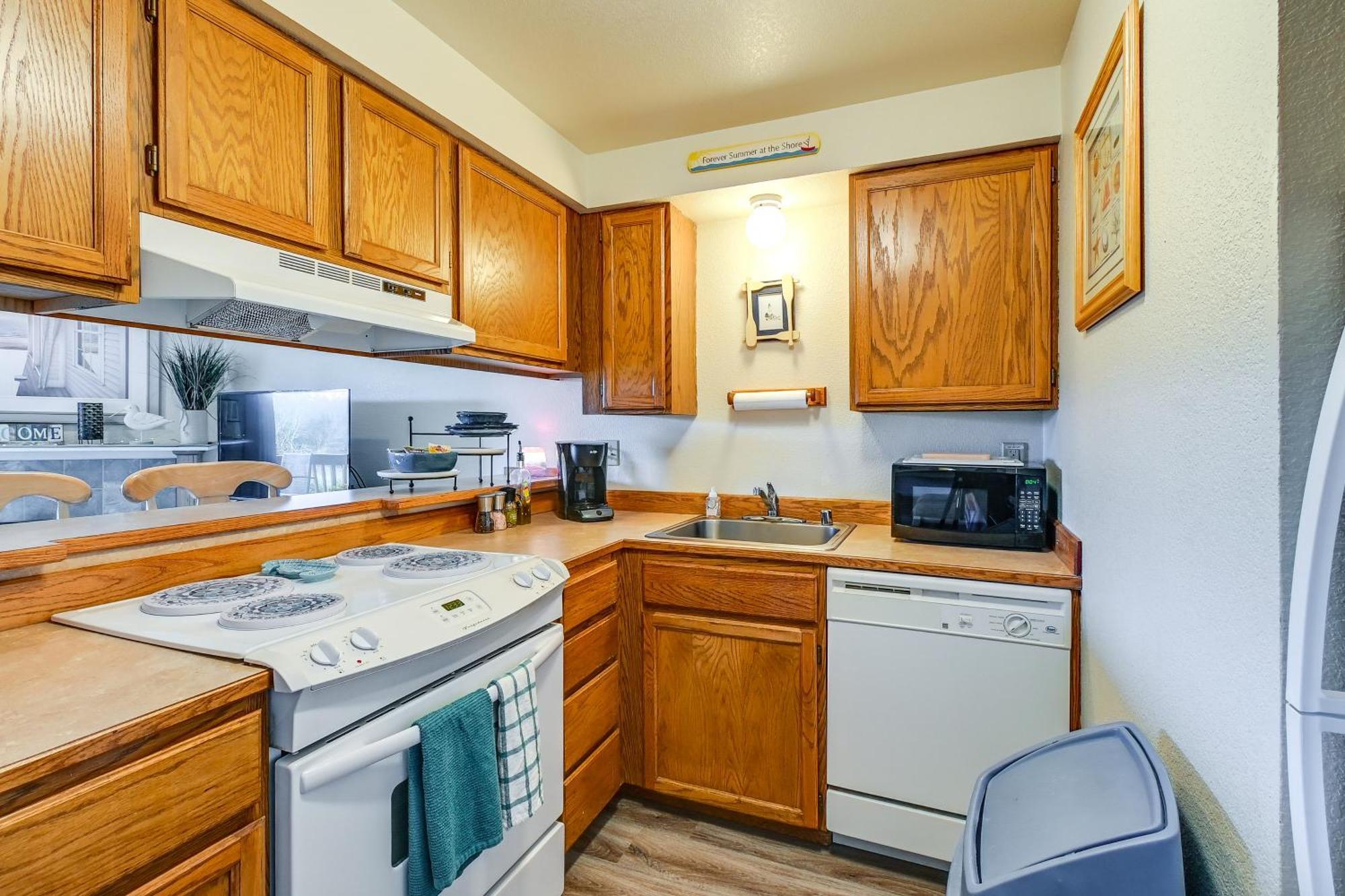 Ocean Shores Condo With Balcony Less Than 1 Mi To Beach! Exteriör bild