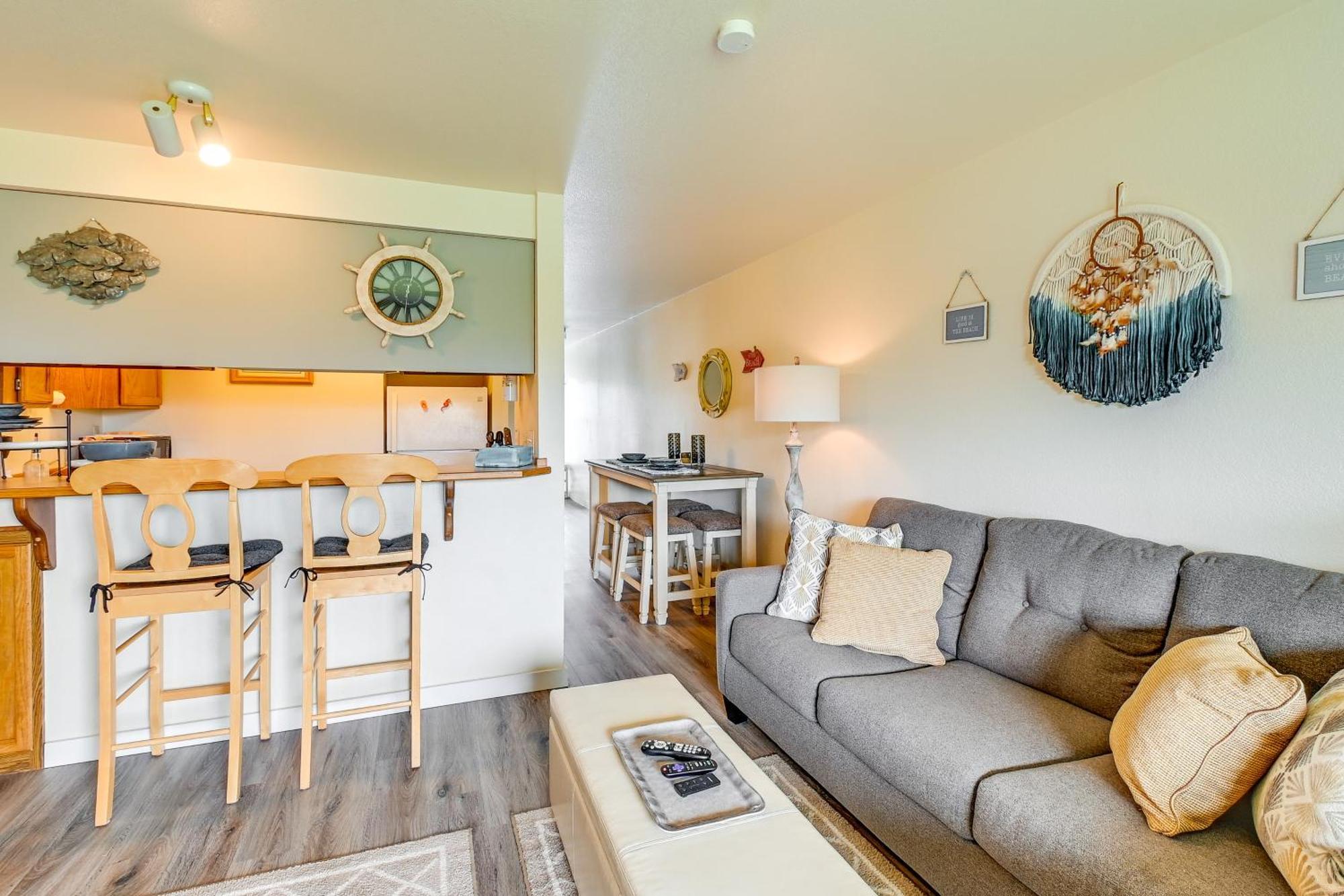 Ocean Shores Condo With Balcony Less Than 1 Mi To Beach! Exteriör bild